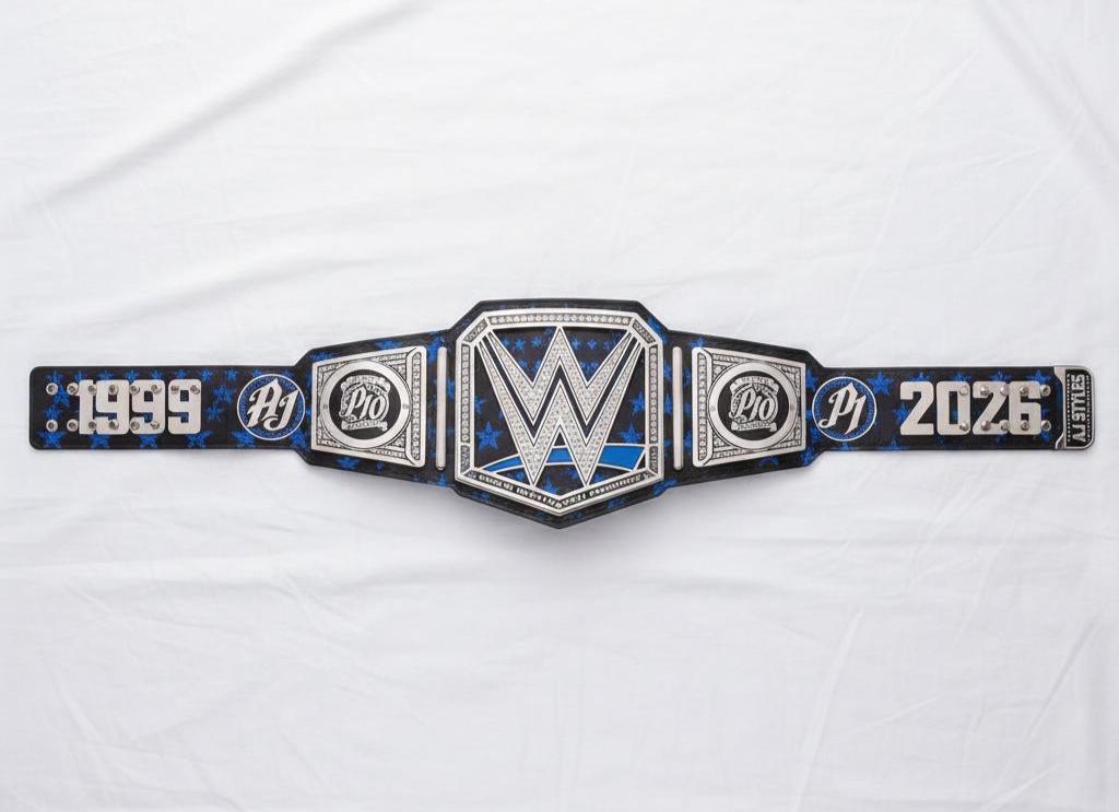 WWE AJ Styles Retirement 10th Anniversary Signature Series Replica Championship Title Belt