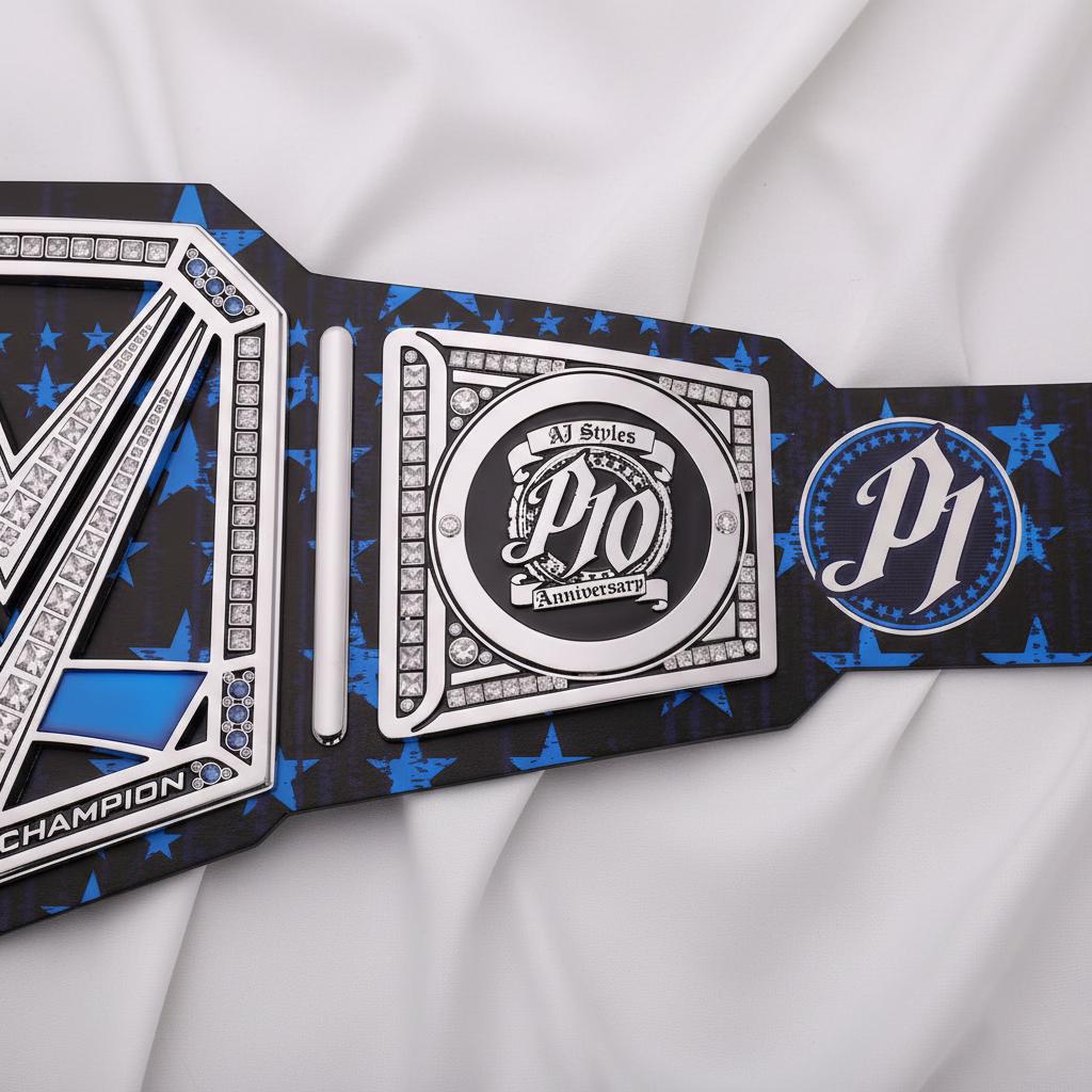 WWE AJ Styles Retirement 10th Anniversary Signature Series Replica Championship Title Belt