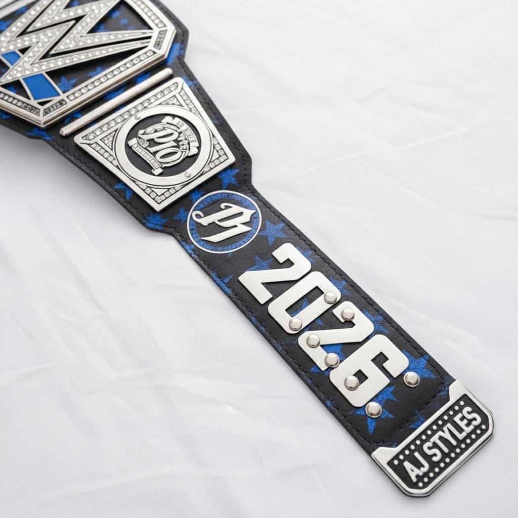 WWE AJ Styles Retirement 10th Anniversary Signature Series Replica Championship Title Belt