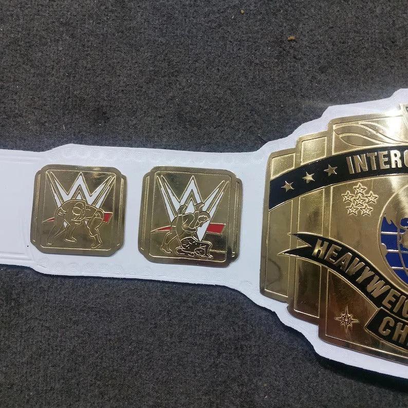 WWE Intercontinental Championship Replica Belt | White Leather Title