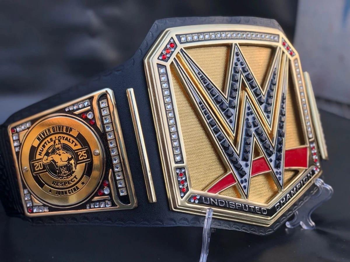 WWE Undisputed World Heavyweight Championship Belt Replica 4mm JOHN CENA 17 TIMES