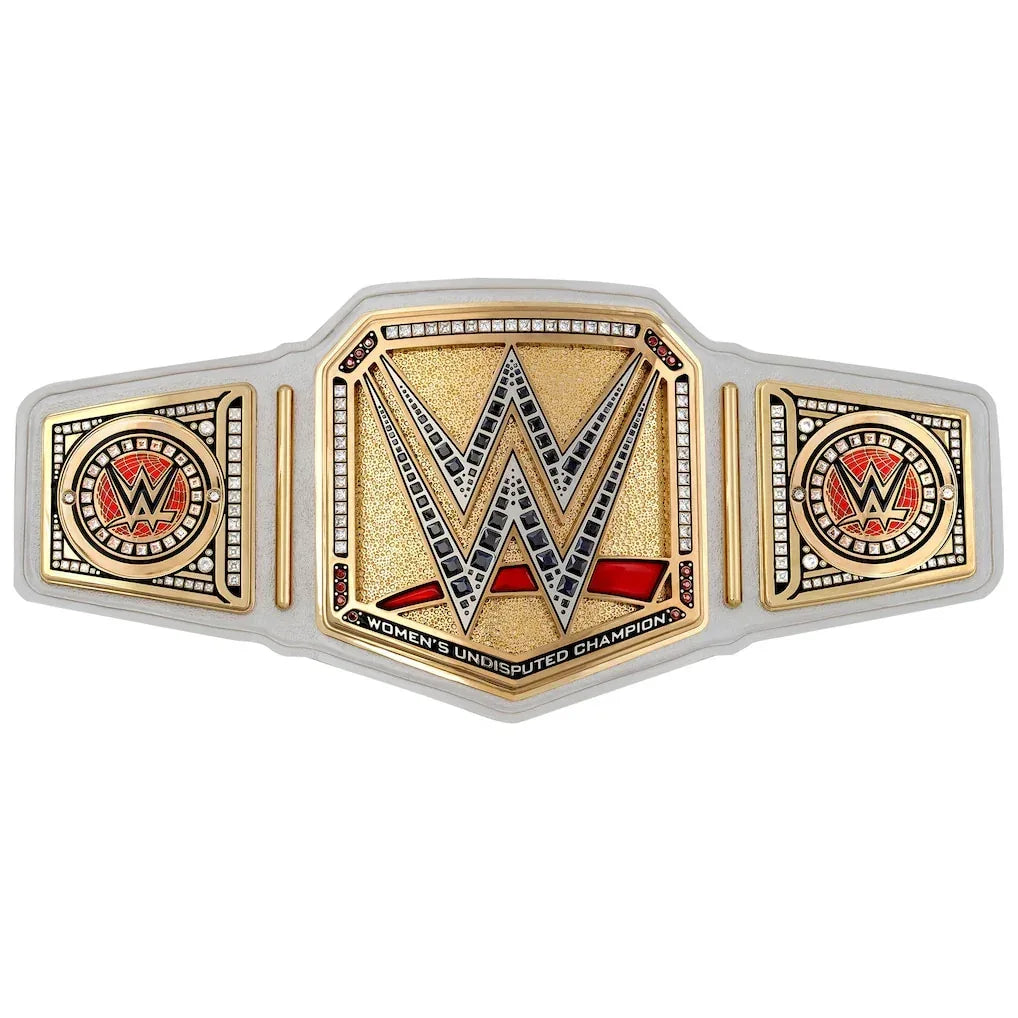 WWE Women's Championship Replica Title Belt – 4MM Solid Brass Plates