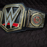 WWE World Heavyweight Championship Black Adult Size Wrestling Belt