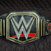 WWE World Heavyweight Championship Black Adult Size Wrestling Belt