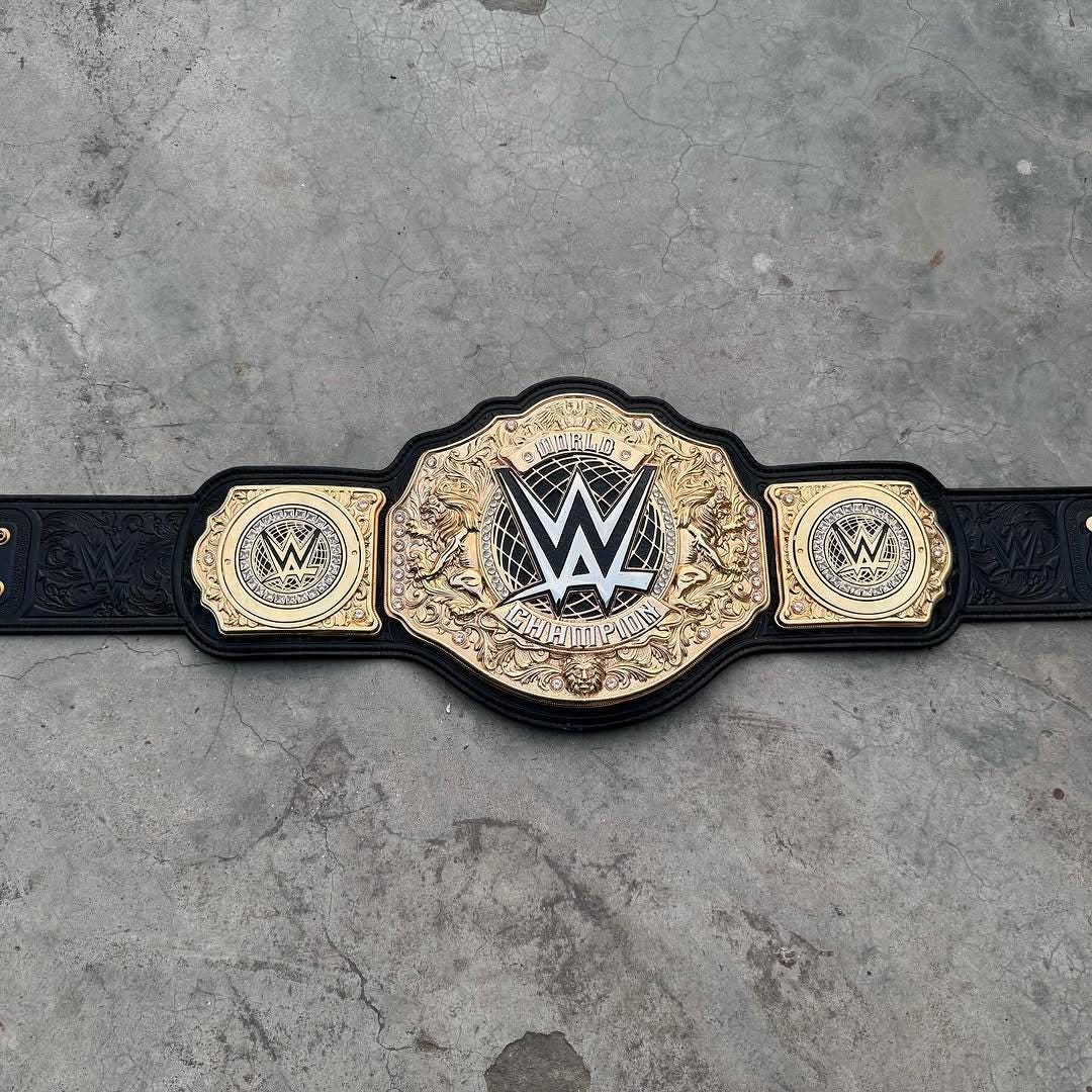 World Heavyweight Championship Replica Belt | 6MM Metal Plates