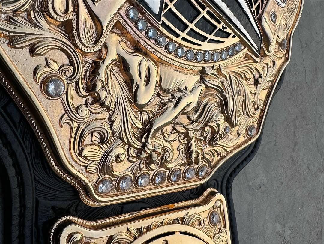 World Heavyweight Championship Replica Belt | 6MM Metal Plates