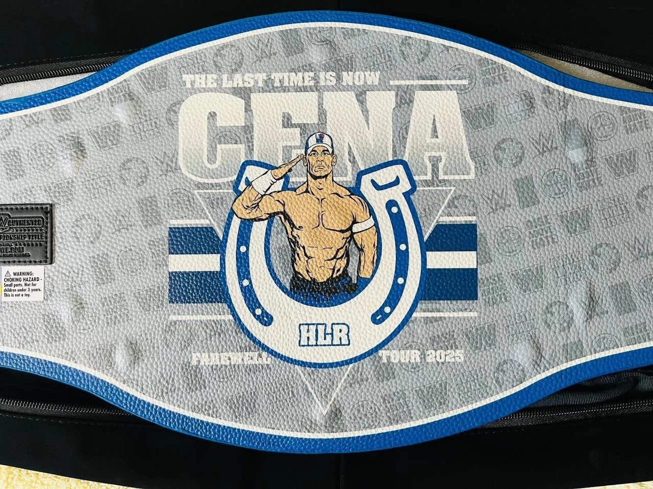 John Cena Farewell Tour 2025 Spinner Championship Replica Belt