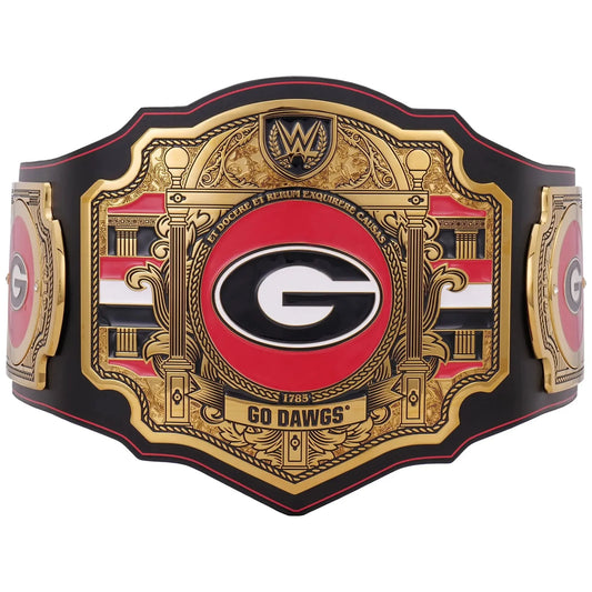 Georgia Bulldogs WWE Legacy Title Belt 2mm