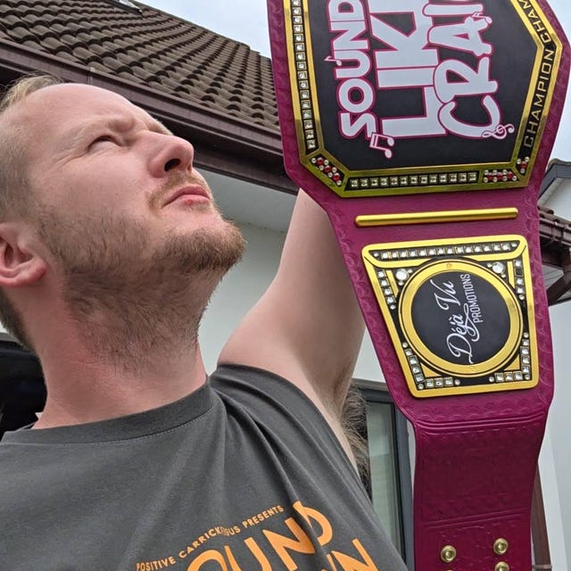 Custom Wrestling Championship Replica Belt