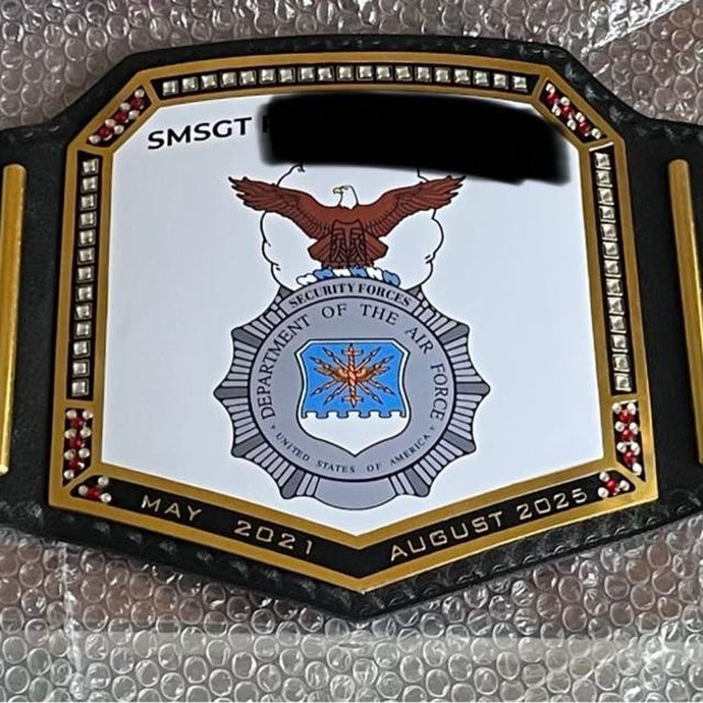Custom Wrestling Championship Replica Belt