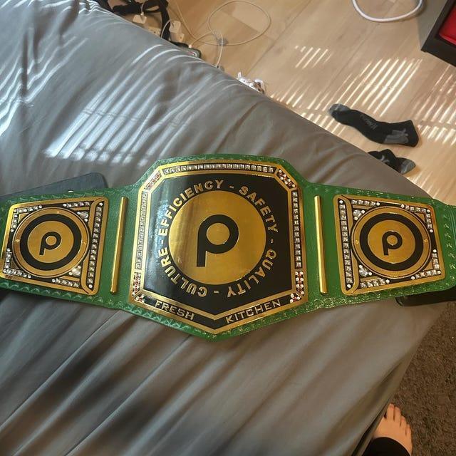 Custom Wrestling Championship Replica Belt