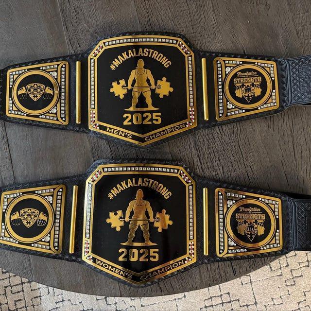 Custom Wrestling Championship Replica Belt