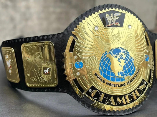 Big Eagle Attitude Era Championship Belt | 2MM/4MM Gold Brass Replica Title | Adult Size Wrestling Fan Gift | Heavyweight Belt