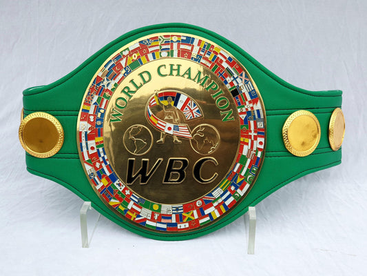 WBC World Heavyweight Championship Belt | 3D Full Size Boxing Title Replica | Authentic-Looking Adult Belt | WBC Fan Collectible Gift
