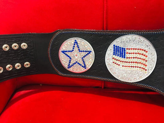 John Cena Inspired US Spinner Belt | Custom Wrestling Championship Replica | Fan Gift | 2MM Brass Title Belt