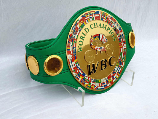 WBC World Heavyweight Championship Belt | 3D Full Size Boxing Title Replica | Authentic-Looking Adult Belt | WBC Fan Collectible Gift