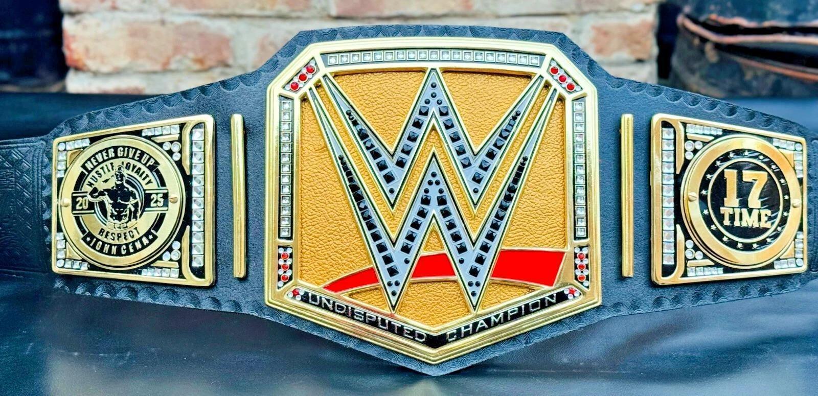 john cena 17th times belt 4mm + Perth Western Australia belt 4mm+ 3 bags and 3 wall hangers