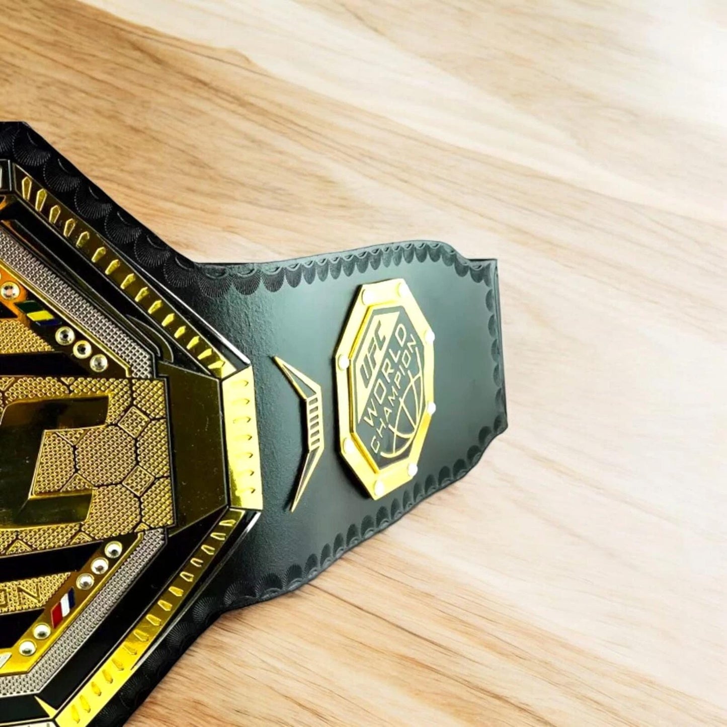 UFC Legacy Replica Championship Belt – Adult Size MMA Title | 2MM/4MM Plates | Ultimate Fighting Fan Gift | UFC Belt for Display or Cosplay