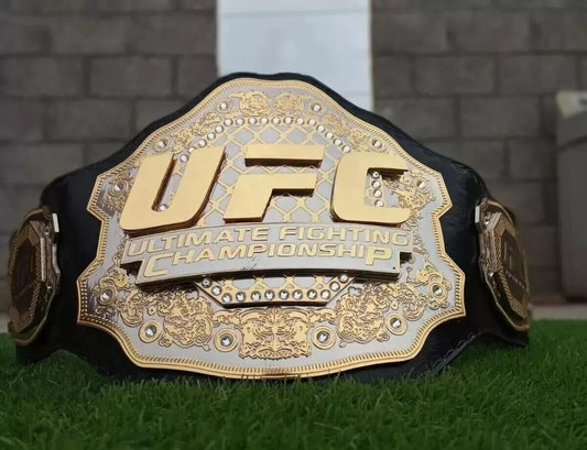 UFC Ultimate Fighting Championship replica belt title belt 2mm 4mm brass | Dual plate adult size | MMA fan gift | UFC belt display