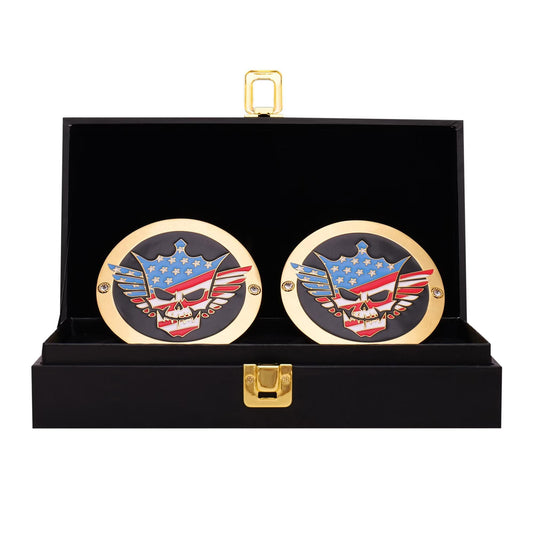 Cody Rhodes Side Plate Box Set | American Nightmare Replica Plates | Championship Custom Plates | Wrestling Fan Gift | Display Collectible