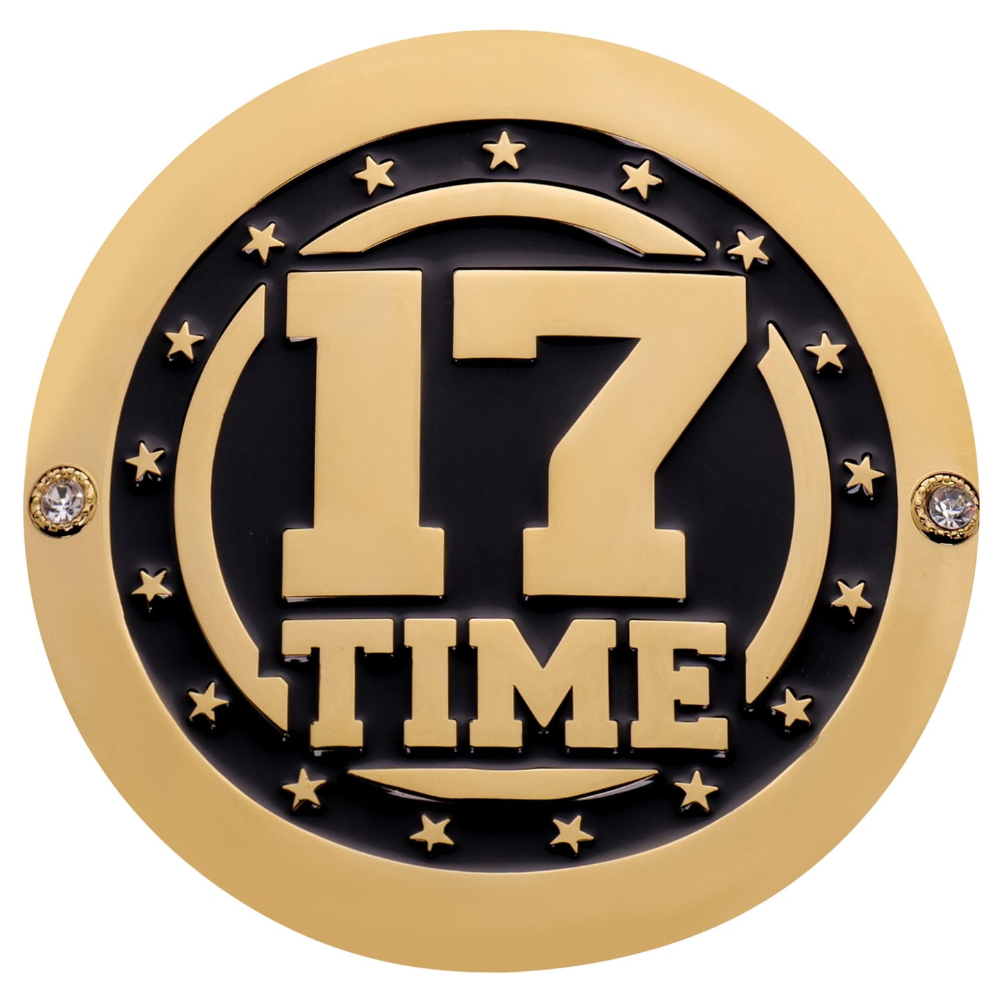John Cena 17 times Side Plate Set | Replica Championship Plates | GOAT Farewell Tribute | Wrestling Collectible Gift | Zinc Alloy Belt Plate