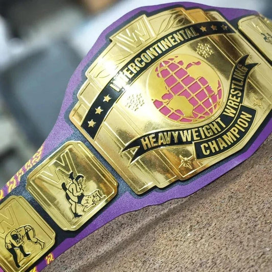 Razor Ramon Intercontinental Championship Replica Belt – 2MM & 4MM Brass | WWF Title Belt | Adult Size | Wrestling Fan Collectible