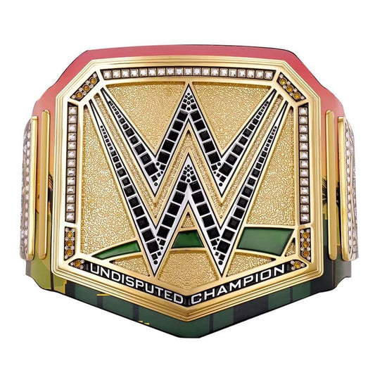 Money in the Bank 2025 Championship Belt – 2MM/4MM Brass Replica – WWE Style Adult Size – Custom Wrestling Title Belt – MITB Vegas