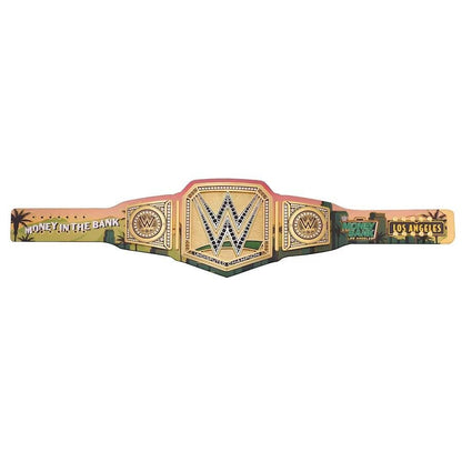Money in the Bank 2025 Championship Belt – 2MM/4MM Brass Replica – WWE Style Adult Size – Custom Wrestling Title Belt – MITB Vegas