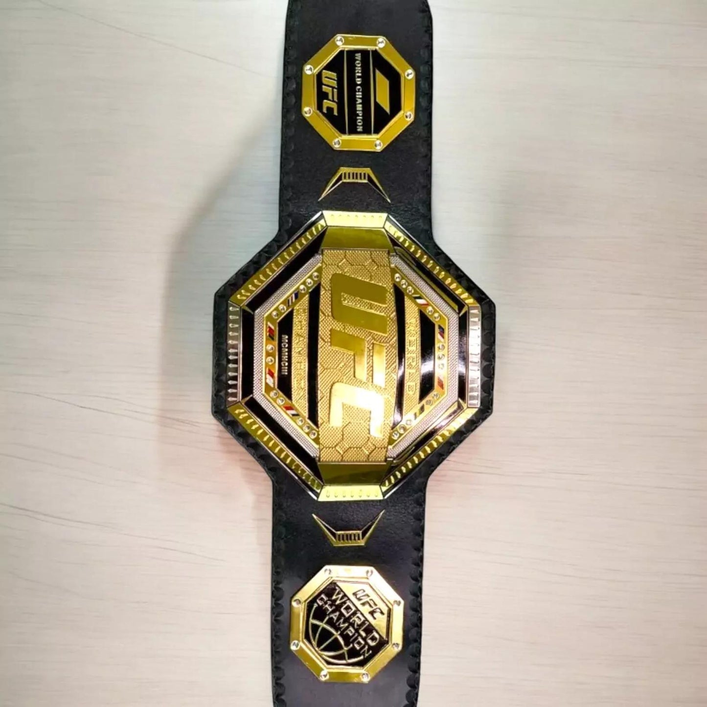 UFC Legacy Replica Championship Belt – Adult Size MMA Title | 2MM/4MM Plates | Ultimate Fighting Fan Gift | UFC Belt for Display or Cosplay