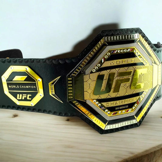 UFC Legacy Replica Championship Belt – Adult Size MMA Title | 2MM/4MM Plates | Ultimate Fighting Fan Gift | UFC Belt for Display or Cosplay