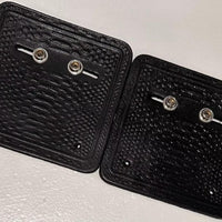 Wrestling Belt Wall Mount Hanger 2 Pack | Real Leather Belt Display Hook | Adjustable Studs | WWE Replica Belt Holder