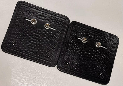Wrestling Belt Wall Mount Hanger 2 Pack | Real Leather Belt Display Hook | Adjustable Studs | WWE Replica Belt Holder