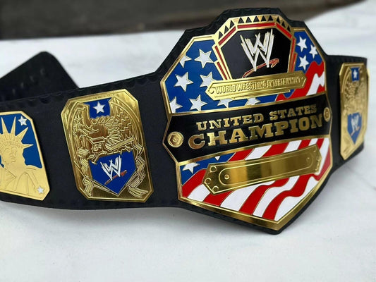 USA Championship Belt | 2MM 4MM Replica Wrestling Title | United States Adult Size Belt | Wrestling Fan Gift | Handmade Belt