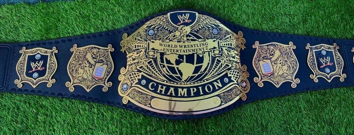 WWE Undisputed Old World Heavyweight Championship Belt