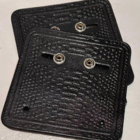 Wrestling Belt Wall Mount Hanger 2 Pack | Real Leather Belt Display Hook | Adjustable Studs | WWE Replica Belt Holder