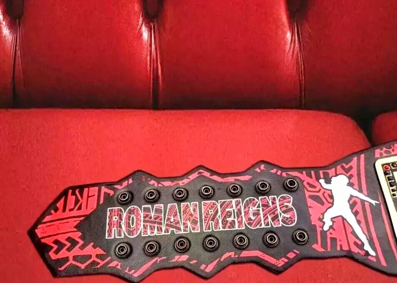 Roman Reigns 1316 Days Championship Belt | 4MM Brass Replica | Undisputed Title | Belt | Leather Strap | Adult Size | Collectors Gift