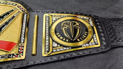 Undisputed Universal title Roman Reigns Side Plates Championship Belt | 1316 Days Tribute | 4MM/2MM Brass Replica | Adult Size | Wrestling