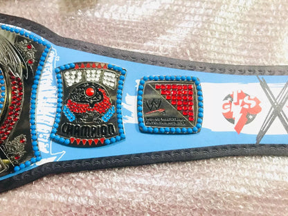 CM Punk Spinner WWE Championship Belt | 2MM 4MM Brass Replica | Real Leather Strap | Wrestling Fan Gift | Adult Size | Fast Free Shipping