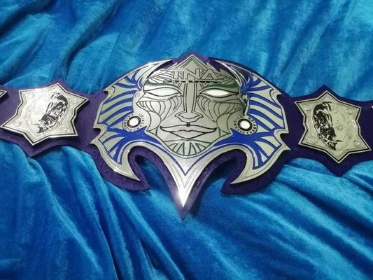 TNA Jeff Hardy Immortal Championship Belt | 2mm 4mm Zinc Plates | Chrome Leather Strap | Adult Size Replica | Wrestling Fan Gift