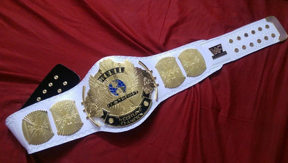 WWF Winged Eagle Championship Belt | 2MM 4MM Real Leather | Classic Wrestling Replica | Hulk Hogan Tribute | Fan Gift