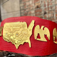 NWA Mid-Cost Heavyweight Championship Belt