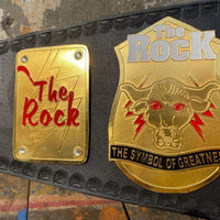 The Rock Brahma Bull Championship Belt