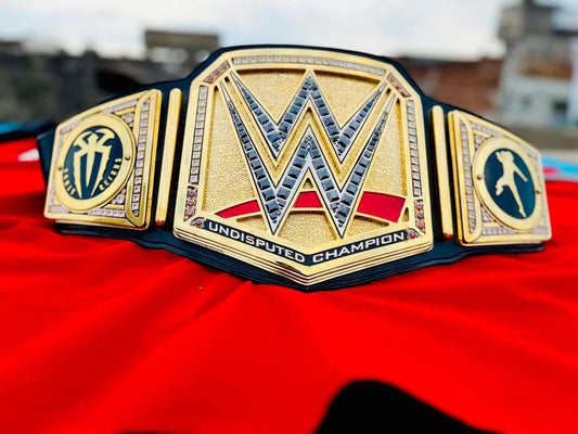 Undisputed Championship Belt 2025 | 10MM CNC Replica | 24K Gold Plates | Real Cowhide Leather | Style Title Belt | Jericho Tribute