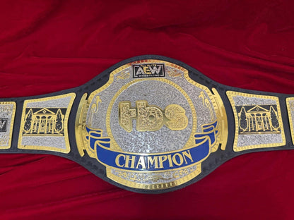 AEW TBS Women’s Championship Belt | Wrestling Replica Title | 2MM/4MM Brass Plates | Real Leather Strap | Mercedes Moné Tribute