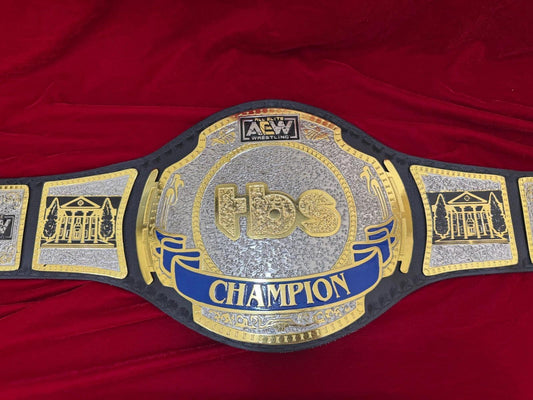 AEW TBS Women’s Championship Belt | Wrestling Replica Title | 2MM/4MM Brass Plates | Real Leather Strap | Mercedes Moné Tribute