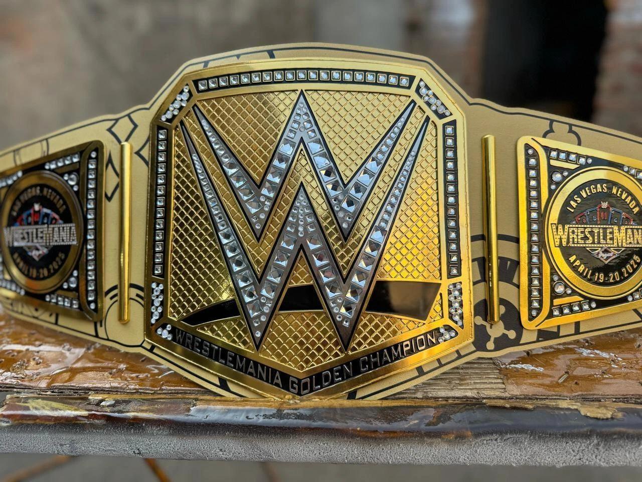 WrestleMania 41 las vegas Championship Belt