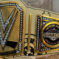 WrestleMania 41 las vegas Championship Belt