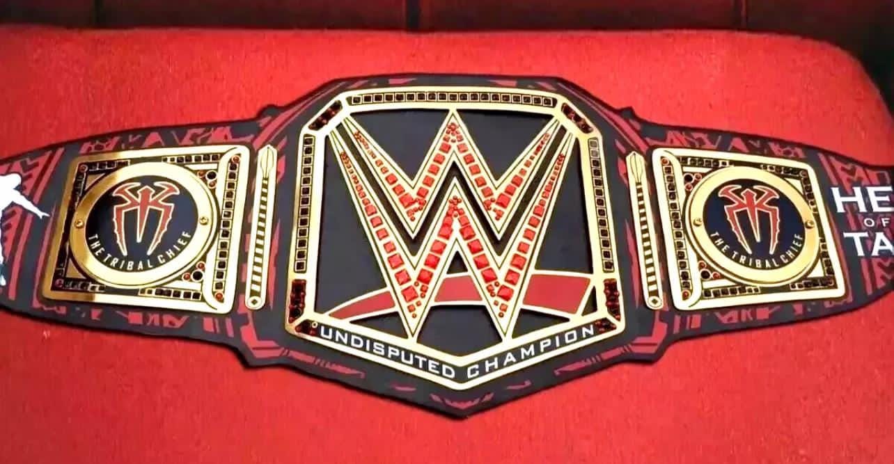 Roman Reigns 1316 Days Championship Belt | 4MM Brass Replica | Undisputed Title | Belt | Leather Strap | Adult Size | Collectors Gift