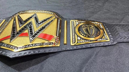 Undisputed Universal title Roman Reigns Side Plates Championship Belt | 1316 Days Tribute | 4MM/2MM Brass Replica | Adult Size | Wrestling