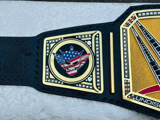 Cody Rhodes Undisputed Heavyweight Championship Belt | 2MM 4MM Brass Replica Title | Adult Size Wrestling Belt | Real Leather Strap